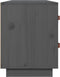 vidaXL - Schoenenbank - 100x34x45 - cm - massief - grenenhout - grijs