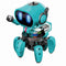 Tobbie de Robot - Educatieve bouw- en speelrobot - Follow Me & Explore - Blauw