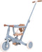 Little Dutch 4 in 1 Driewieler - Duwstang - Verstelbaar - Safari Dreams Blue