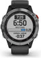 Garmin fēnix 6 Solar - Smartwatch - Zonne-energie - Zilver (Zwart)