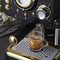 Swan Gatsby Espressomachine – Gemalen Koffie & Pads – Met Melkopschuimer – Zwart/Goud