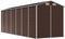 vidaXL - Tuinschuur - 191x555x198 - cm - gegalvaniseerd - staal - bruin
