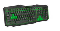 Esperanza EGK201G - Toetsenbord - Ergonomisch ontwerp - Groen