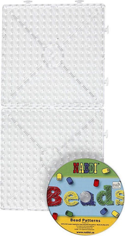 Nabbi - Onderplaat - 15x15 cm vierkant met CD inspiratie - Wit