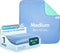 Safe Age® wasbare incontinentie onderleggers - matrasbeschermer - lekvrij - blauw/groen