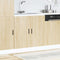 vidaXL - Spoelbakonderkast - Porto - 80x46x81,5 - cm - bewerkt - hout - sonoma - eiken