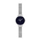 Skagen ANITA MICRO - Dames Horloge 22 mm - Zilverkleurig met zandsteenblauwe wijzerplaat