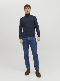 JACK&JONES JWHEMIL Knit Roll Neck - Heren Gebreide Trui - Maat M - Klassiek & Stijlvol