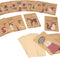 Partizzle® 36x Kraft Luxe Kerstkaarten - Duurzame Wenskaarten - 10x15 cm (36 stuks)