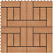 vidaXL - Terrastegels - 11 - stuks - 30 - x - 30 - cm - WPC - 1 - m2 - bruin