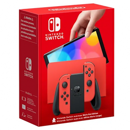 Nintendo Switch (OLED model) - Handheld - 7 inch OLED-scherm - Mario Editie Rood
