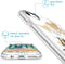 iMoshion Hoesje Geschikt voor iPhone SE (2022) / SE (2020) / 8 / 7 Hoesje Siliconen - iMoshion Design hoesje - Transparant / Meerkleurig / Goud / Let's Go Travel