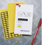 HellermannTyton 598-92527 - Kabeletiket Helasign - 38 x 11 mm - Geel (2 stuks)