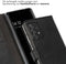 Selencia Galaxy A52(s) (5G/4G) - Echt Lederen Bookcase - Ruimte voor 3 pasjes - Zwart