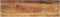 vidaXL - Tafelblad - rechthoekig - 100x20x3,8 - cm - massief - ruw - mangohout