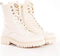 Guess Olone - Veterboots - Wit Leer - Maat 41