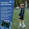 Voetbal Footstep Trainingsmat met een Paar Sokken 60 x 90 cm Voetbaltrainingsmat voor Kinderen van 4