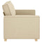 2-zitsbank Crme 120 cm Stof