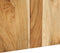 vidaXL - Hoofdbord - 160 - cm - massief - acaciahout