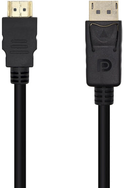 Aisens A125-0460 - DisplayPort naar HDMI Kabel - 300cm - Zwart