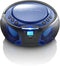 Lenco SCD-550 - Draagbare Radio/CD-speler - Bluetooth FM Radio - Blauw