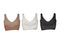 Comfortisse Push-Up BH Set - S (70-74 cm) - Voorgevormd met push-up effect - Zwart Wit & Beige (3 stuks)