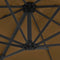 vidaXL - Parasol - met - draagbare - voet - taupe