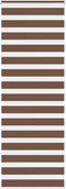 vidaXL - Zebra - rolgordijn - 70x200 - cm - stofbreedte - 65,9 - cm - polyester - bruin