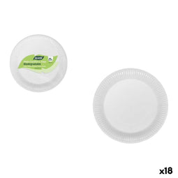 Bordenset Algon 23 cm 25 Onderdelen (18 Stuks)