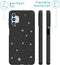 iMoshion Hoesje Geschikt voor Samsung Galaxy A32 (5G) Hoesje Siliconen - iMoshion Design hoesje - Zwart / Meerkleurig / Goud / Stars Gold
