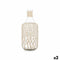 Fles 21638W Wit Transparant 19 x 48 cm Decoratief (2 Stuks)