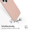 Accezz iPhone 15 - Liquid Silicone Backcover met MagSafe - Schokabsorberend - Roze