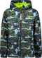 TYGO & vito - Jongens Jas - Camouflage print met neon gele voering - Maat 122/128
