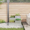 vidaXL - Tuinbak - 100x100x60 - cm - Gegalvaniseerd - Staal