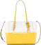 Handtas Dames Michael Kors CHARLOTE Geel 27 x 34 x 11 cm