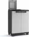 Keter Split Premium Buitenprullenbak - 2x110L - Zwart/Grijs
