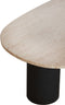 Light & Living Organische Salontafel Lasica - Travertin - 130 x 80cm - Zand