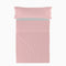 Happy Friday Sheet set 2 pieces Basic 180x270 cm (Single) Pale rose
