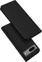 Dux Ducis Hoesje Met Pasjeshouder Geschikt voor Google Pixel 7 - Dux Ducis Slim Softcase Bookcase - Zwart