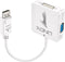 Lindy 41028 video kabel adapter DisplayPort DVI-D + VGA (D-Sub) + HDMI Zwart