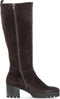 Gabor 92.837 - Enkellaarzen - Suede - Bruin - Maat 40.5