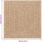 vidaXL - Vloerkleed - ZIZUR - beige - binnen - en - buiten - 200x290 - cm - jute - look