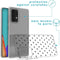 iMoshion Hoesje Geschikt voor Samsung Galaxy A52 (4G) / A52s / A52 (5G) Hoesje Siliconen - iMoshion Design hoesje - Transparant / Zwart / Hearts All Over Black