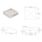 vidaXL - Paalkappen - 6 - st - piramide - 71x71 - mm - gegalvaniseerd - metaal