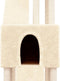 vidaXL - Kattenmeubel - met - sisal - krabpalen - 190 - cm - crèmekleurig