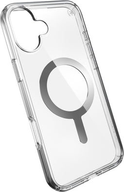 Speck Presidio Perfect Clear + MS Apple iPhone 16 Plus - Soft case - met Microban - Transparant