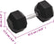 vidaXL - Halters - 25 - kg - gietijzer