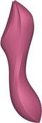 Satisfyer, drukgolfvibrator, Curvy Trinity 3, 17,5 cm, 3 motoren, veelzijdig, drukgolven en trillingen
