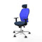 Piqueras y Crespo 1D086G2 - Bureaustoel - Hoofdsteun verstelbaar - Marineblauw