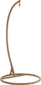 J-Line hangstoel + kussens Bula - metaal/riet - beige
